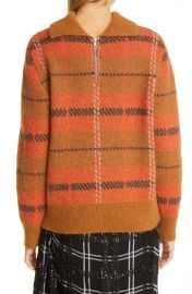 Dries Van Noten Maldives Plaid Alpaca Blend Sweater   Nordstrom at Nordstrom